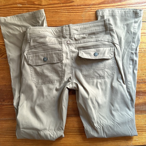 Prana Halle Pants. Tan/khaki color. - Picture 3 of 3